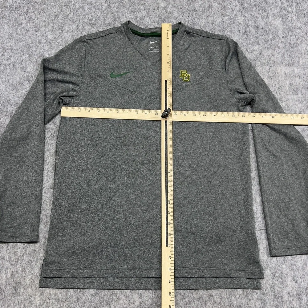 Baylor Bears Shirt Mens Medium NCAA Football Dri Fit Long Sleeve Nike On‎ Field